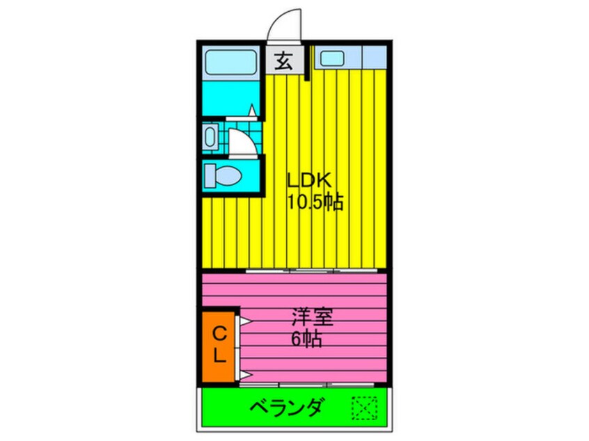 間取図 マンションヴィクトリ－