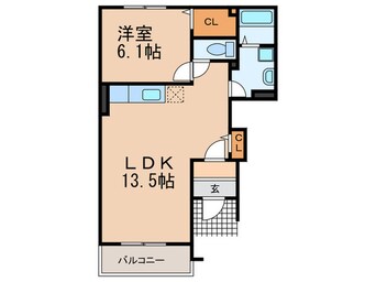 間取図 ソレイユ土山Ⅰ