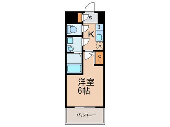 間取図 エスリードレジデンス大阪弁天町