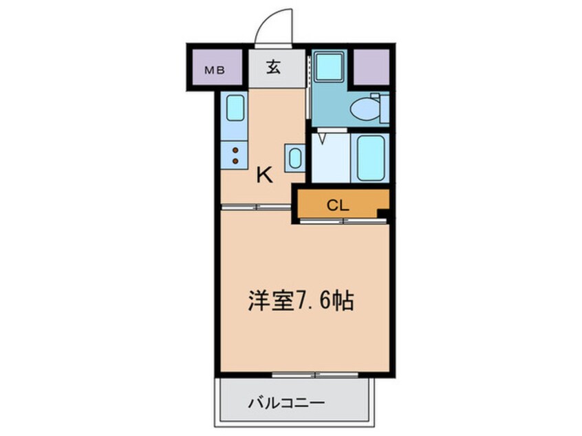 間取図 エグゼ西大阪(505)