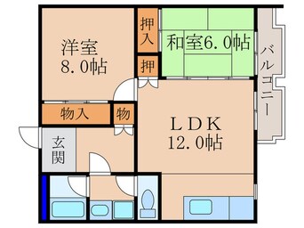 間取図 パラドール宮前橋