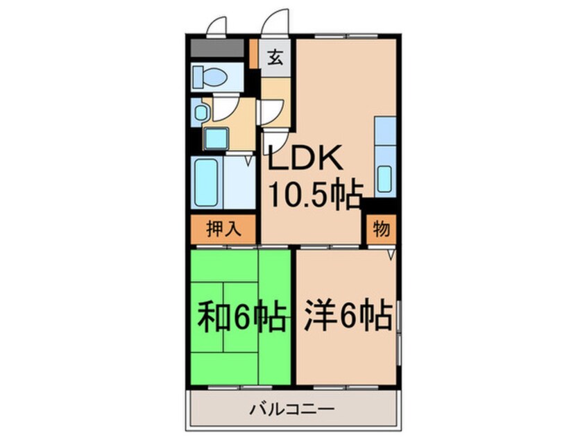 間取図 オルタンシア大池