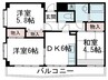 オルタンシア大池 3DKの間取り