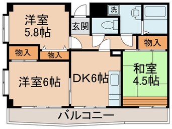 間取図 オルタンシア大池