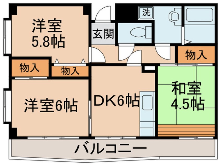 間取図 オルタンシア大池