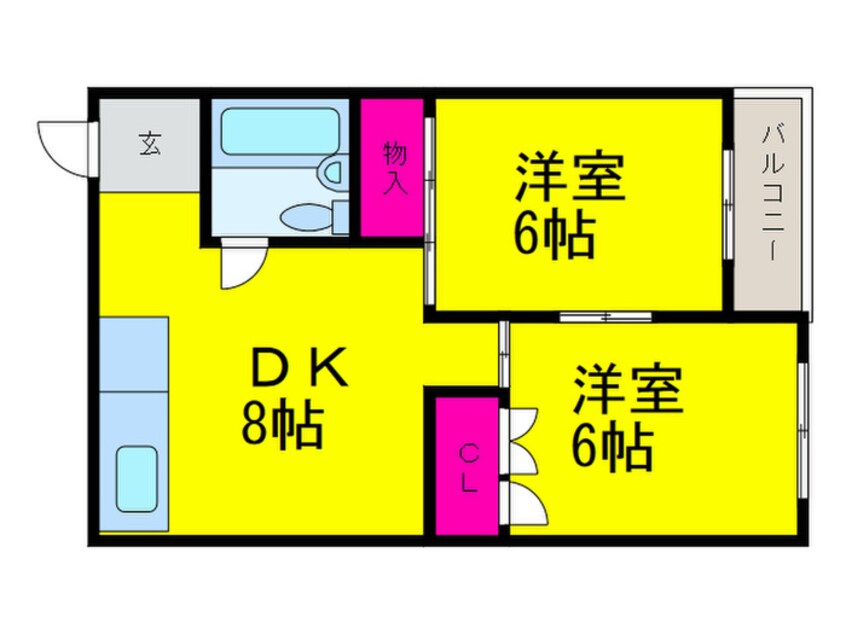 間取図 第二丸美マンション