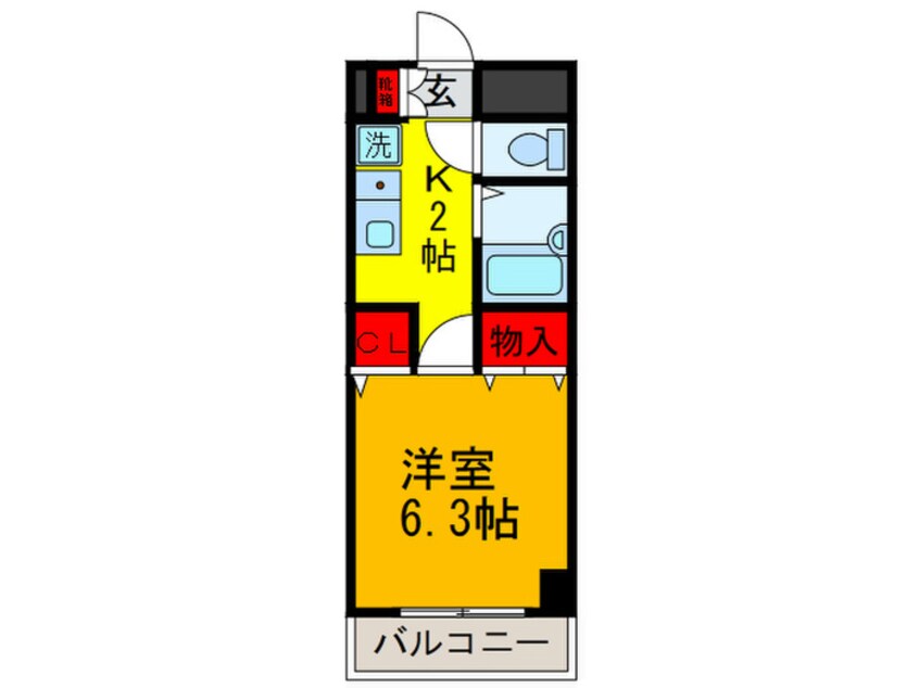 間取図 オークハイツ