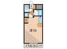 リバーサイド岡田 1Rの間取り