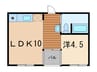 ＯＡＺＯ芦屋上宮川町 1LDKの間取り