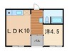 ＯＡＺＯ芦屋上宮川町 1LDKの間取り