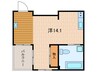 ＯＡＺＯ芦屋上宮川町 1Rの間取り