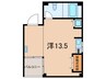 ＯＡＺＯ芦屋上宮川町 1Rの間取り
