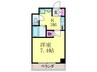 BelleVille千本今出川 1Kの間取り