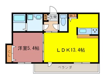 間取図 シャーメゾン石橋