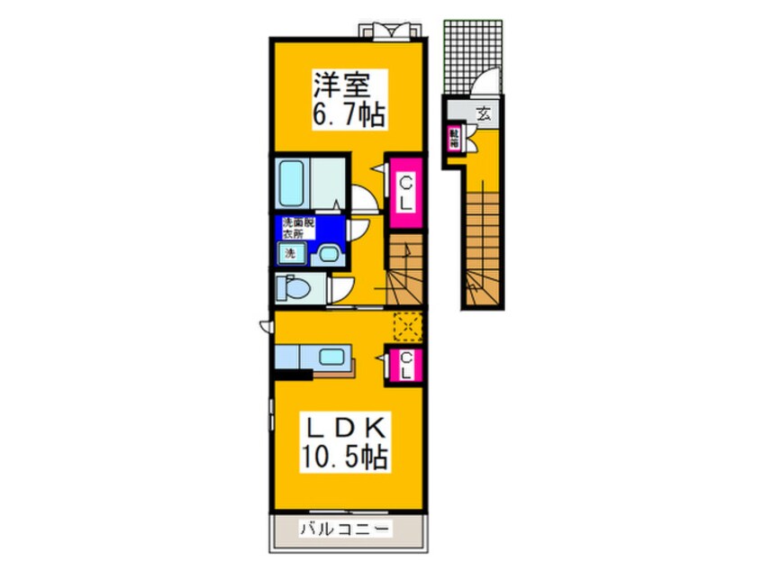 間取図 ヴェルデ アッカ