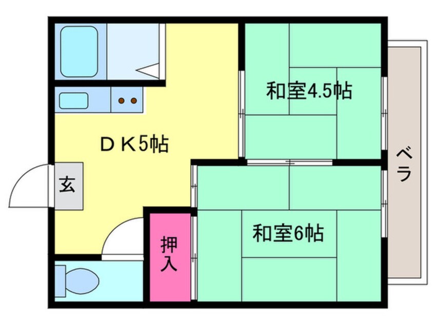 間取図 西村マンション