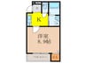 フジパレス吹田東Ⅱ番館 1Kの間取り
