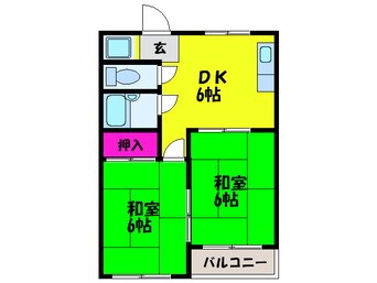 間取図 ハイツサンビーム