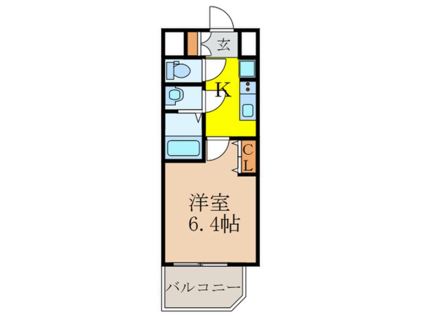 間取図 S-RESIDENCE新大阪WEST