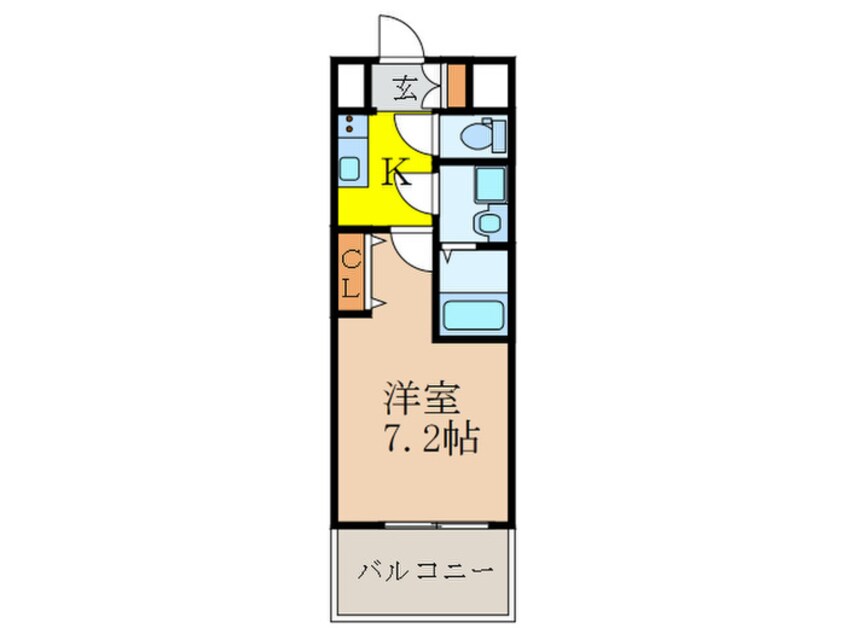 間取図 S-RESIDENCE新大阪WEST