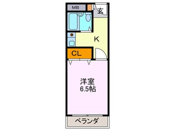 間取図 セジュ－ルなにわ