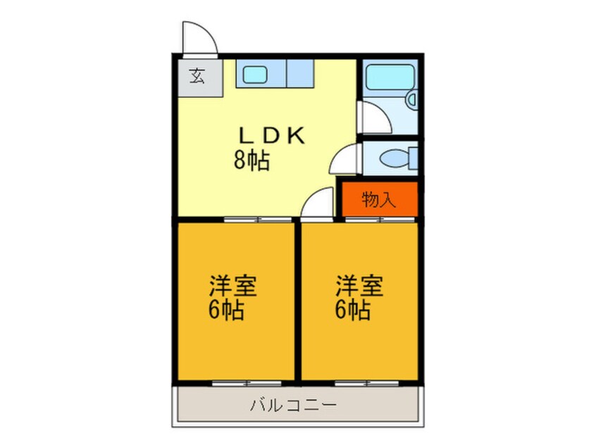 間取図 ロイヤル深江
