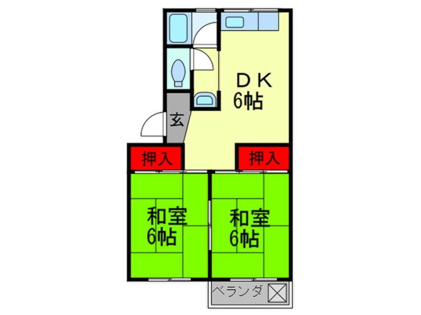 間取図 メゾン東花園