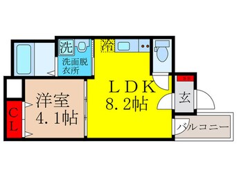 間取図 ＦＤＳ吹田Ⅱ番館