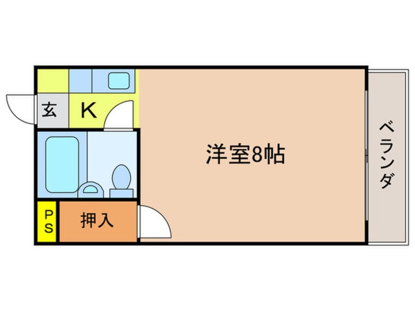 間取図 コテージ大枝