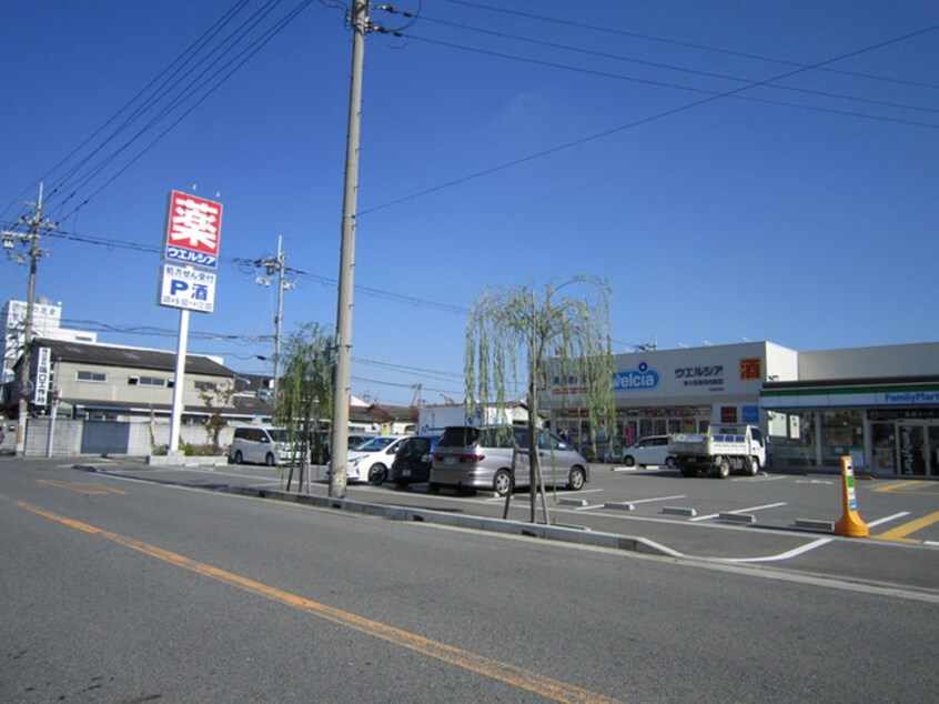 物件(ドラッグストア)まで400m セイワパレス深江南