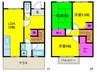 ハーブプラザ和泉鳥取Ⅰ番館 3LDKの間取り