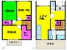 ハーブプラザ和泉鳥取Ⅰ番館 3LDKの間取り