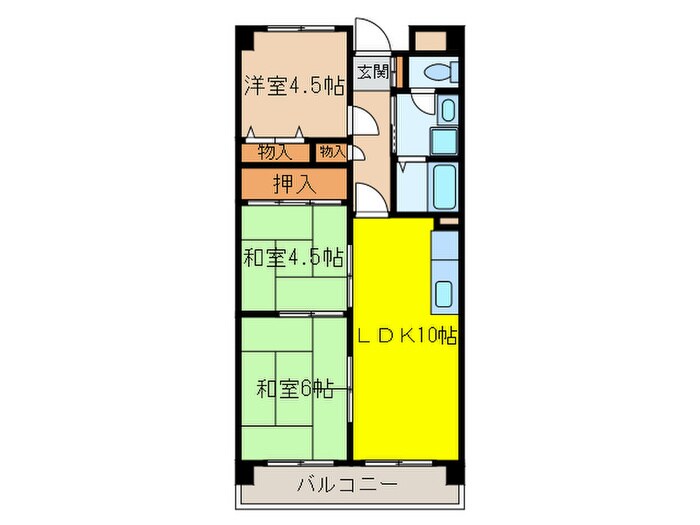 間取り図 ガーデン春木ハイツ