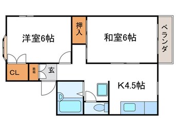 間取図 ハイツコヤマ