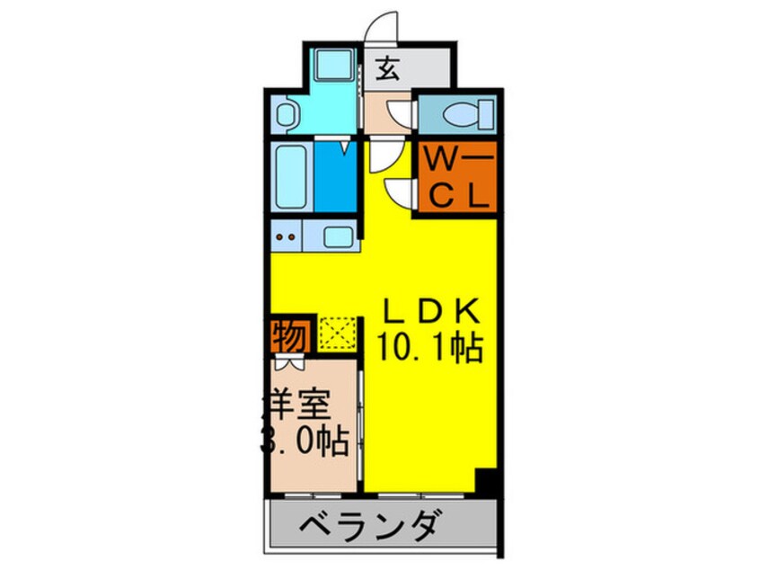 間取図 Ｓｔｅｐ　ｕｐ　Ｃｏｕｒｔ