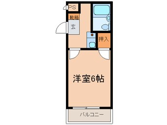 間取図 ハ－モニ－ハイツ若江東