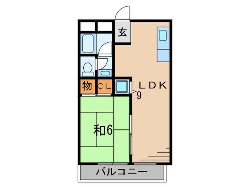間取図 エ－シ－マンション