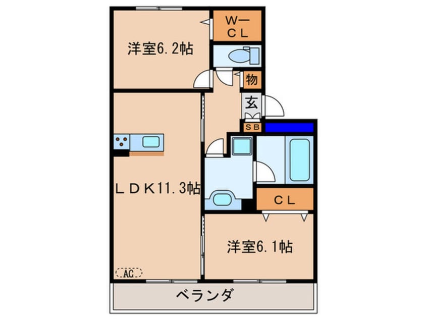 間取図 Ｋ´Ｓグレイス