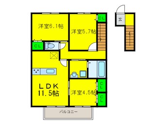 間取図 パナコート田園