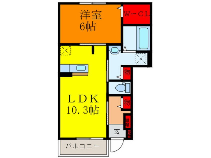 間取図 グランノーブルⅡ