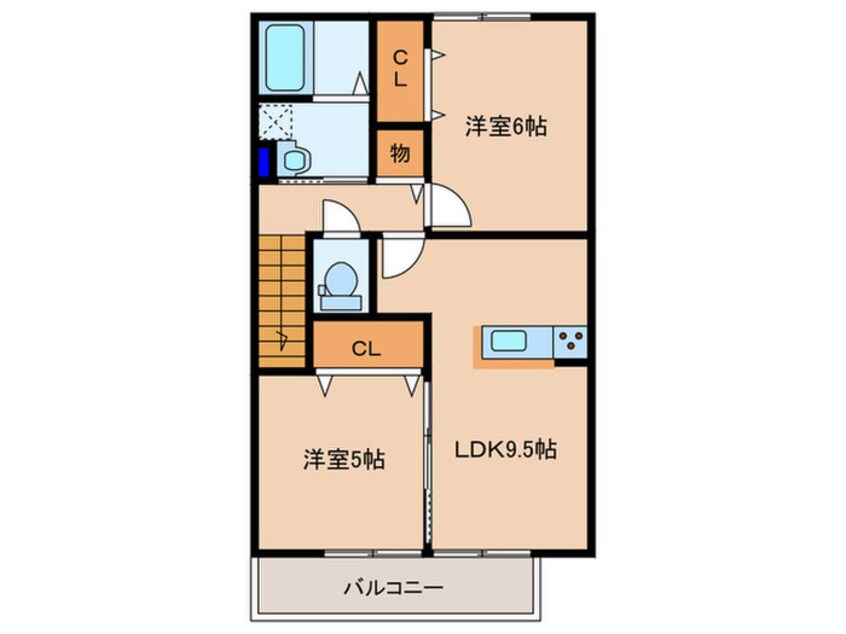 間取図 モンアヴニールA棟