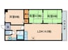 エミナ－ル南草津 3LDKの間取り