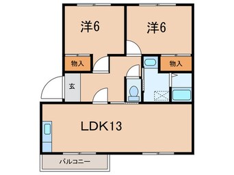 間取図 センチュリー北本荘