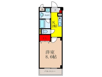 間取図 コ－ラルパレス