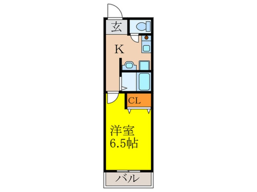 間取図 クローバーハイツ豊島