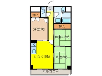 間取図 プラザ・テイクスリ－