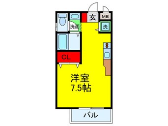 間取図 ラヴィスタ友呂岐