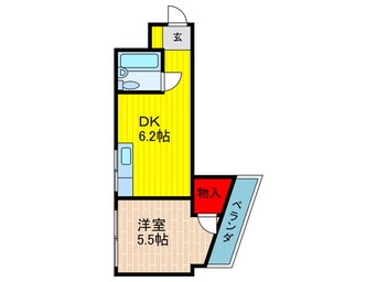 間取図 川島第１３ビル