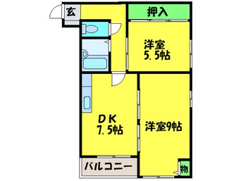 間取図 シャトーアヴァンセ