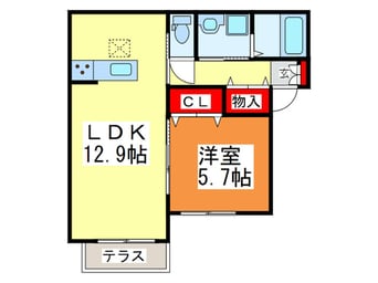 間取図 ラシーネ大今里